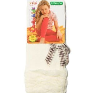 Conte-Kids Cotton Leggings for Girls - Viva #12С-15СП(000)